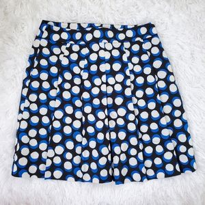 Ann Taylor Loft Petite Polka Dot Pleated S…